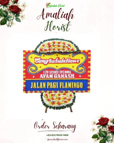 Bunga Papan Congratulation di Buara